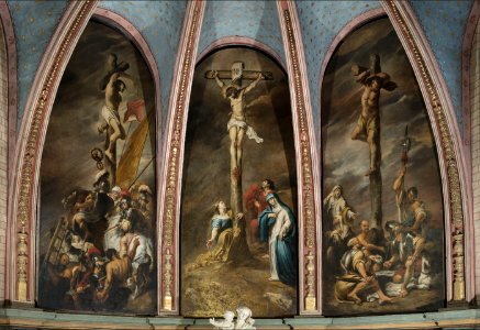 Jan Cossiers - Golgotha tryptich
