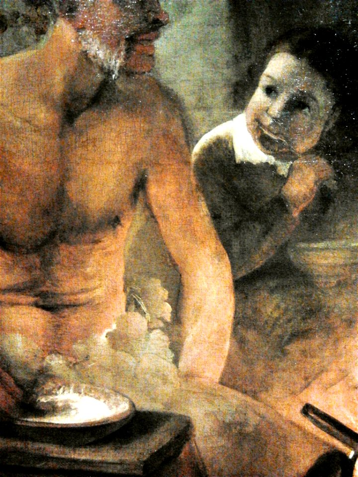 Renesse Satyr at the peasant's house (detail) 01