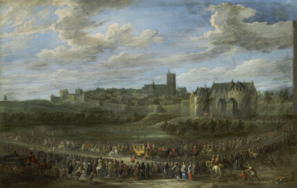 David Teniers (II) - Entry of a princess into Brussels