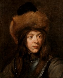 Jacob van Oost (I) - Portrait of Jacob van Oost the Younger in a Gorget and a Fur Hat