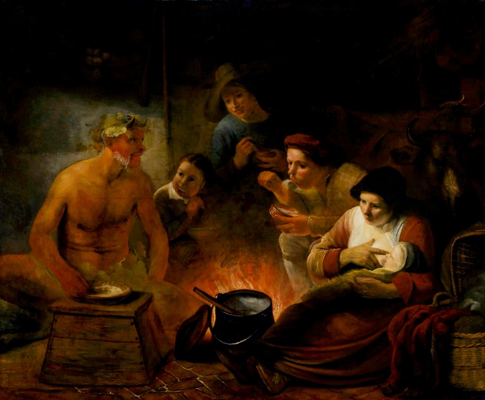 Renesse Satyr at the peasant's house