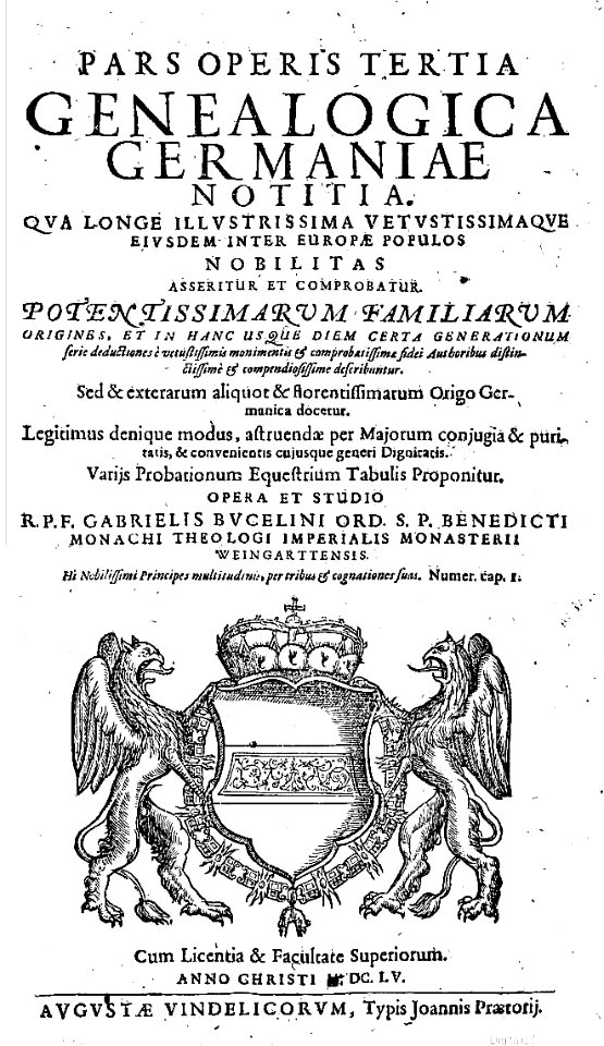 1655-Gabriel-Bucelin-Genealogica-Germaniae-Notitia