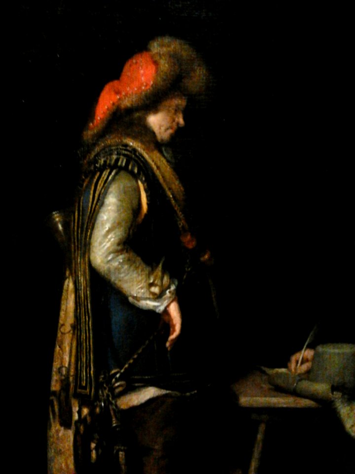 Borch Officer (detail)
