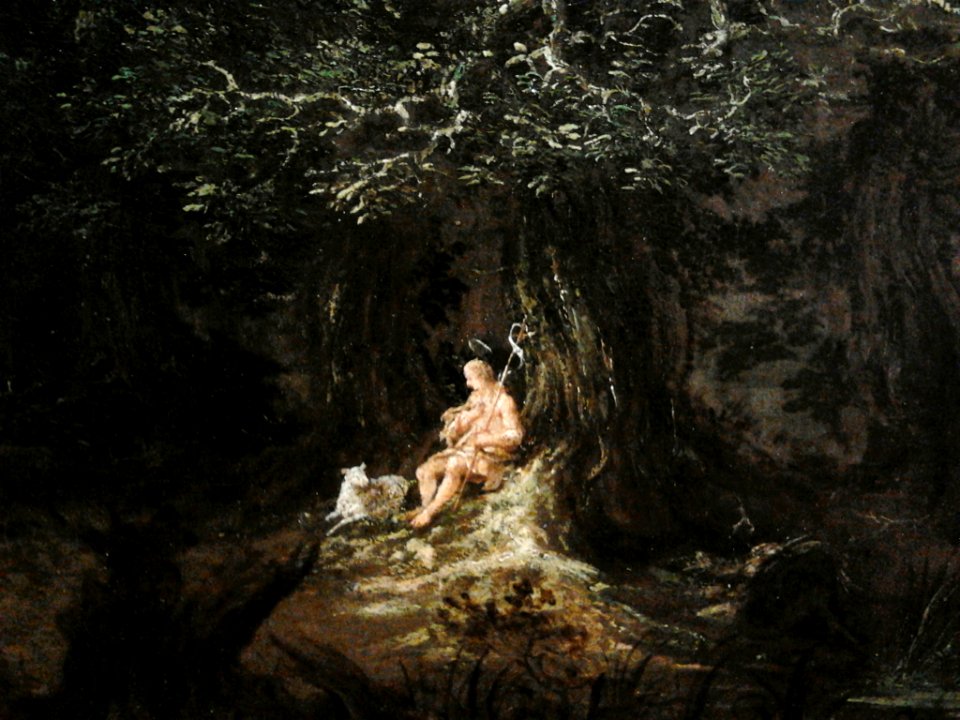 Willmann Landscape with St. John (detail) 01