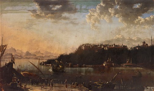 Hans de Jode - Gezicht op het paleis van de sultan aan de Bosporus te Constantinopel - GG 2945 - Kunsthistorisches Museum