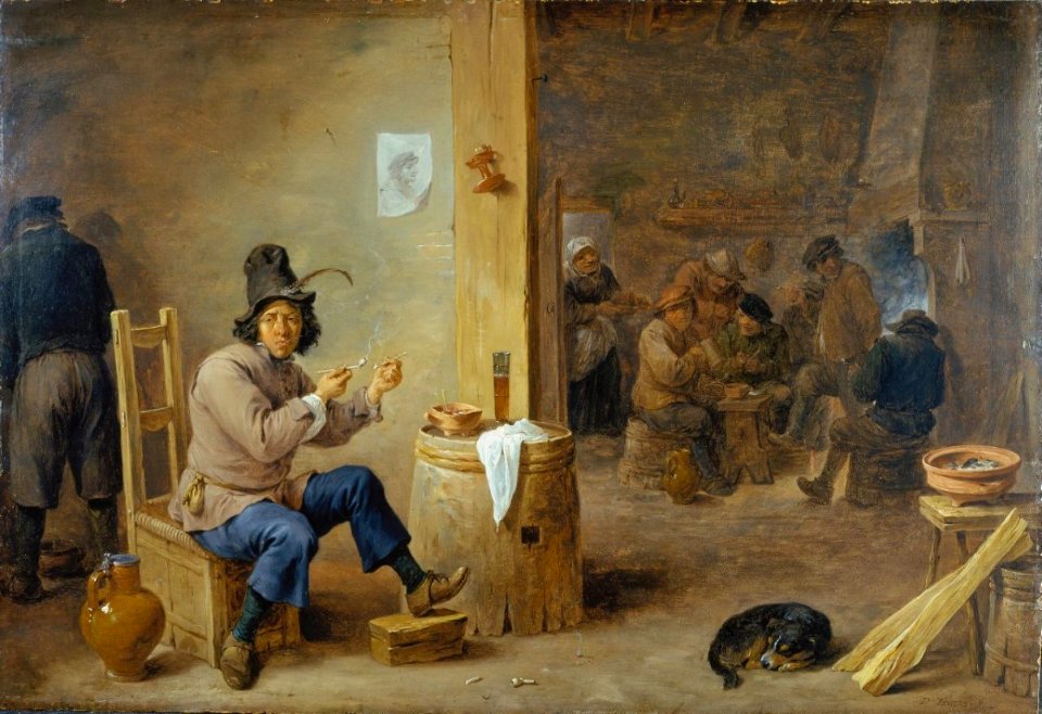 David Teniers (II) - Smoker at an Inn