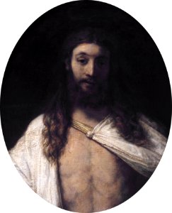 Rembrandt Christ Resurrected. Free illustration for personal and commercial use.