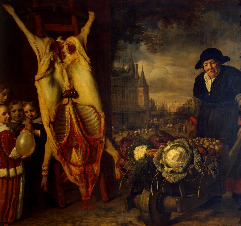 Bartholomeus van der Helst - The Nieuwmarkt in Amsterdam
