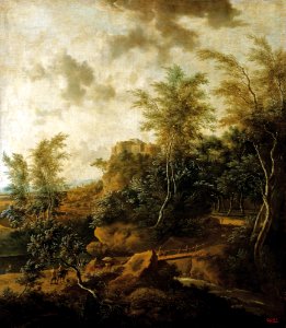 Moucheron Forest landscape with a castle
