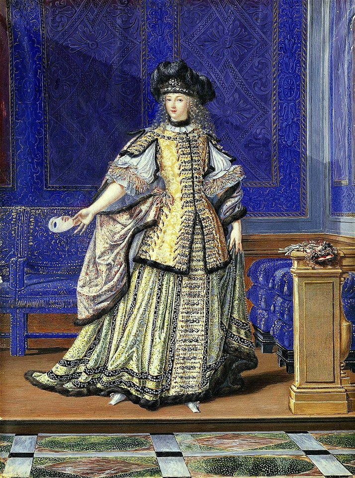 Werner Louise de La Vallière in Polish costume