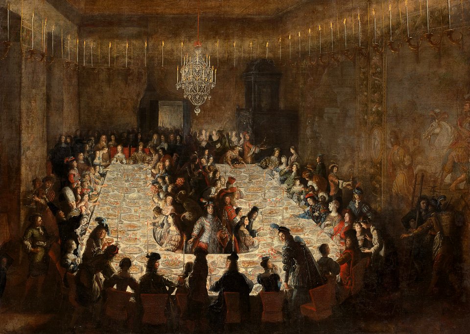 Jan Thomas (Attr.) - Court table at the time of Emperor Leopold I