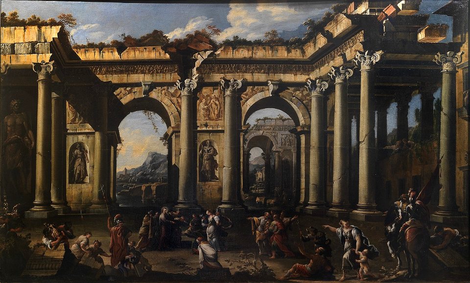 Ascanio Luciano - Christ and the Adultress