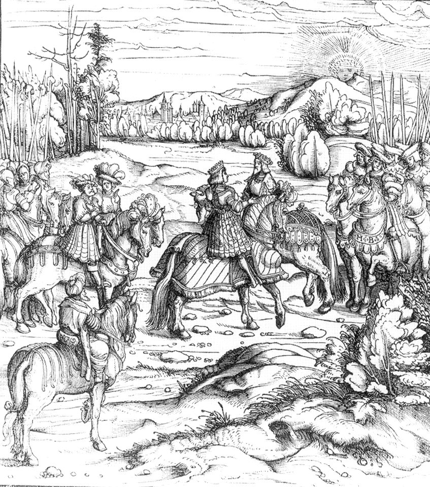 166Friedrich III und Karl von Burgund