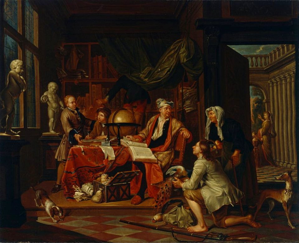 Peter Jacob Horemans - Farmers pay their rent to the landlord in kind