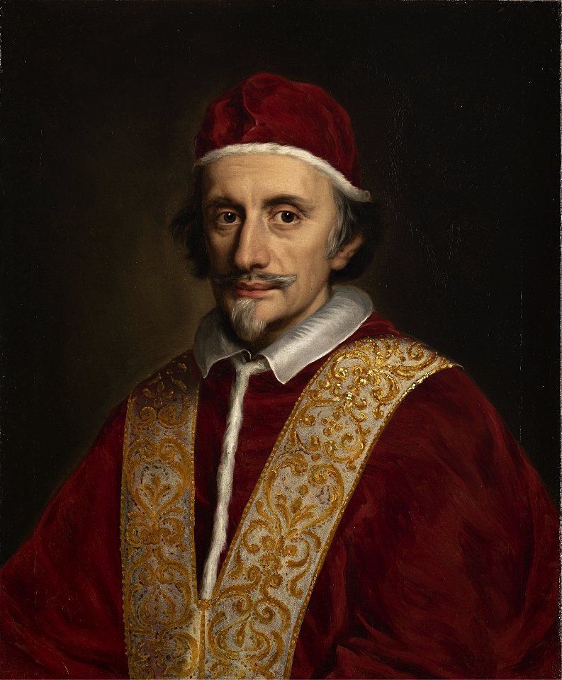 Portrait of Pope Innocent XI Odescalchi (by Jacob Ferdinand Voet)