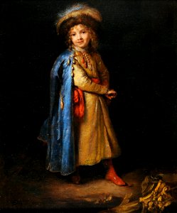 Netscher Boy in Polish costume. Free illustration for personal and commercial use.