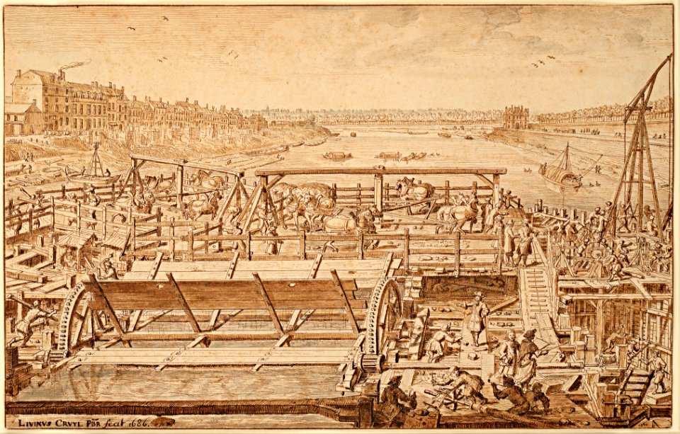 Lievin Cruyl - The Construction of the Pont Royal