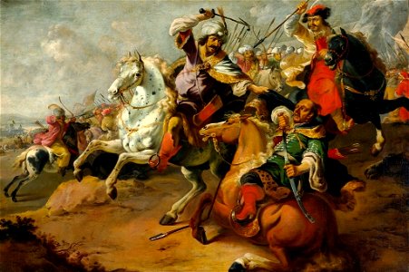 Stoop A cavalry battle