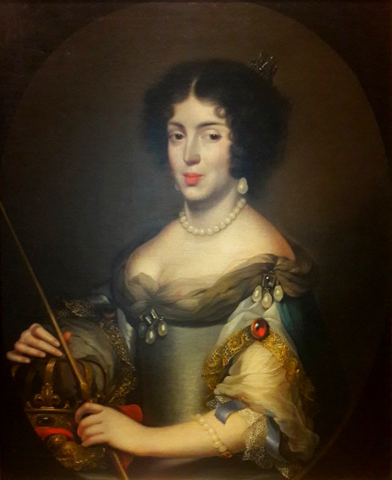 Anonymous Marie Casimire Sobieska with a nipple visible