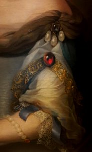 Anonymous Marie Casimire Sobieska with a nipple visible (detail) 04