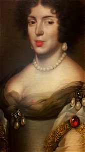 Anonymous Marie Casimire Sobieska with a nipple visible (detail) 03