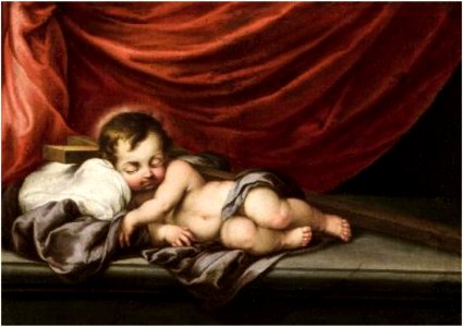 Cornelio Schut - The Child Jesus Sleeping on a Cross