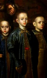 Anonymous Maksymilian Franciszek Ossoliński and his sons (detail)