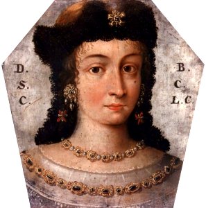 Coffin portrait of Barbara Lubomirska