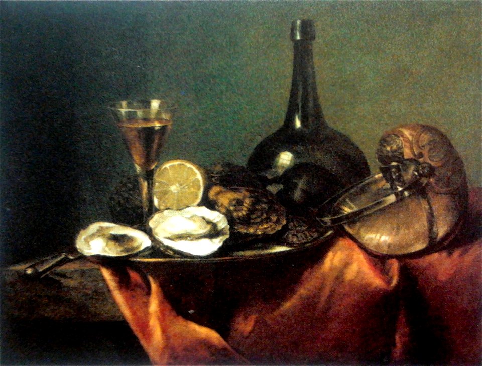 Roestraeten Still life with oysters