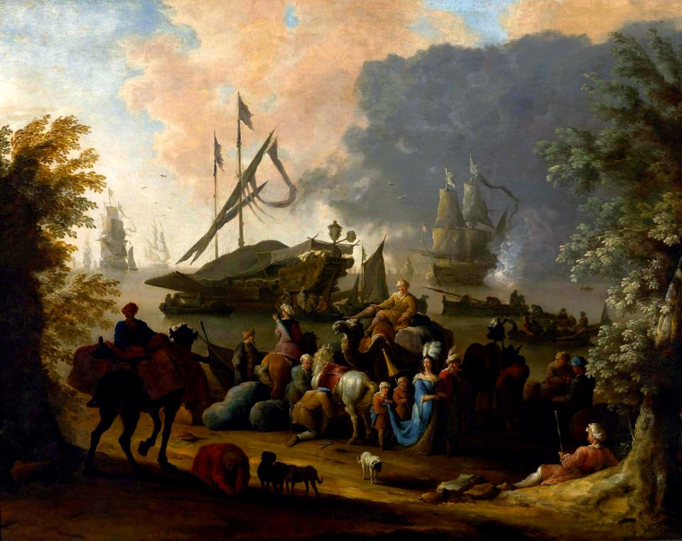 Meiren View of a Mediterranean port