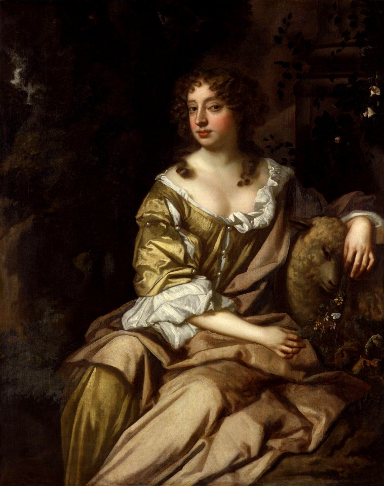 Studio of Lely - Unknown woman, formerly known as Nell Gwyn - NPG