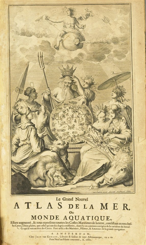 1680 Le Grand Nouvel Atlas de la Mer &c v Keulen