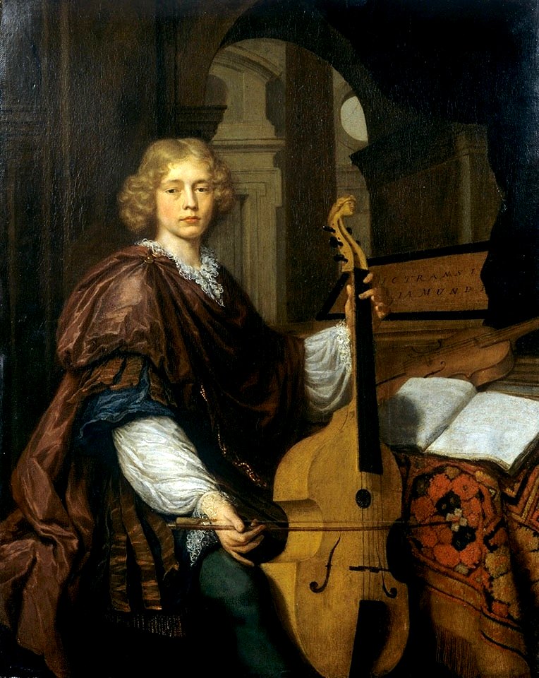 Verkolje A youth with a viola da gamba
