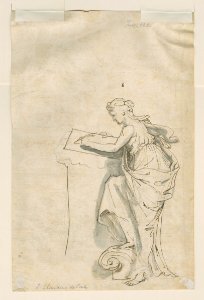 Jan Claudius de Cock - Woman writing