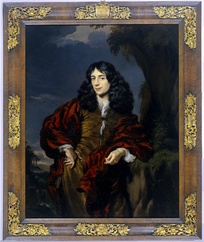 Portret van een jonge man, waarschijnlijk Simon van Alphen (1650-1730). Rijksmuseum SK-A-4881
