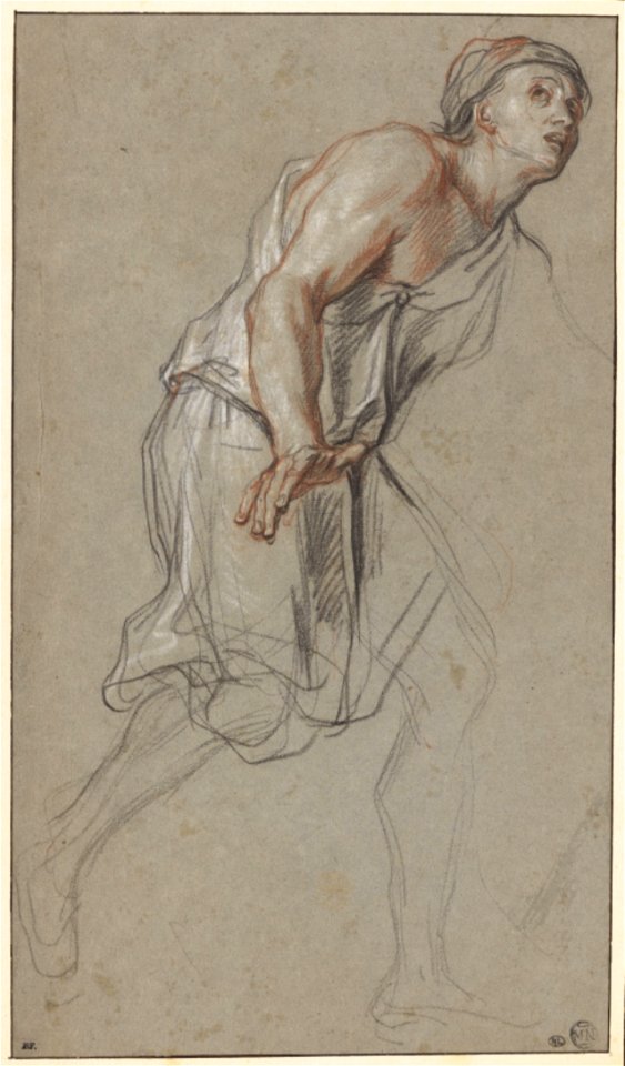 Antoine Coypel - Study of a blind man