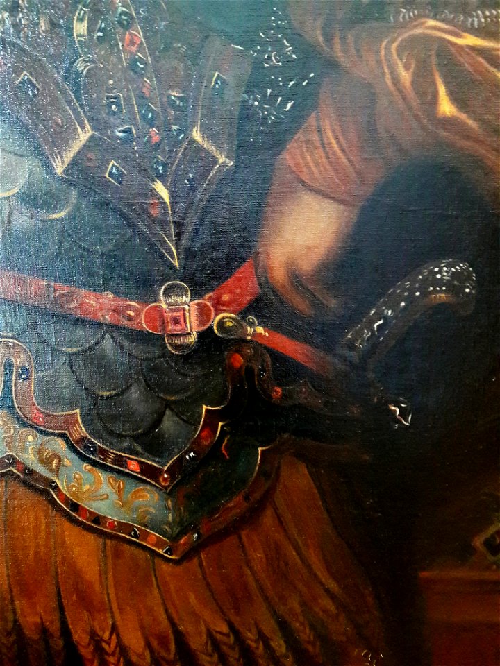 Anonymous John III Sobieski in jewelled scale armour (detail) 03