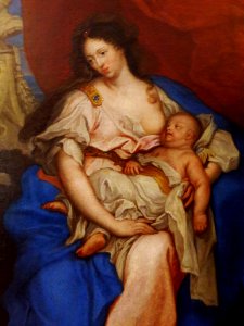 Callot Marie Casimire with children (detail) 03