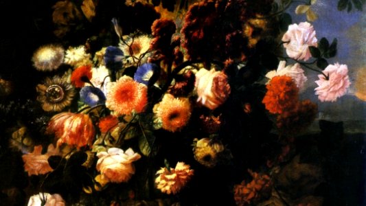 Vogelaer Still life with flowers (detail)