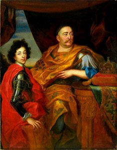 Siemiginowski John III Sobieski with his son