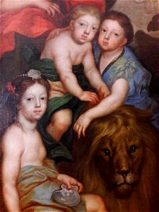 Callot Marie Casimire with children (detail) 02