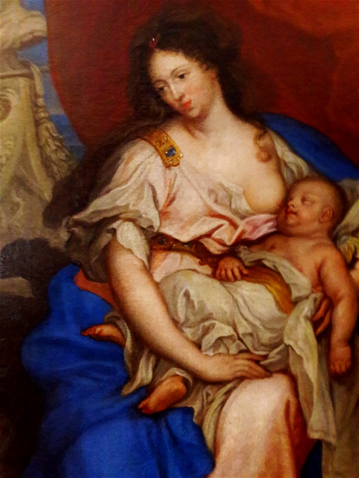 Callot Marie Casimire with children (detail) 04