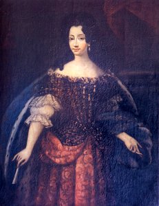Portrait of Anna Maria di Orléans (1669-1728) by an unknown artist