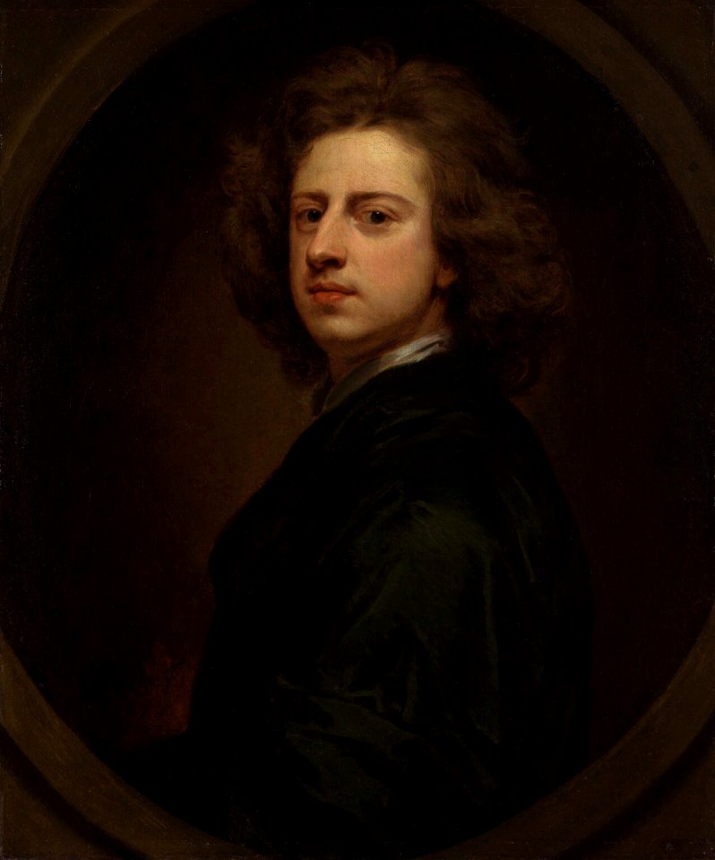 Godfrey Kneller Selfportrait. Free illustration for personal and commercial use.