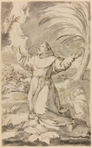 Jan Claudius de Cock - St. Francis receives the stigmata