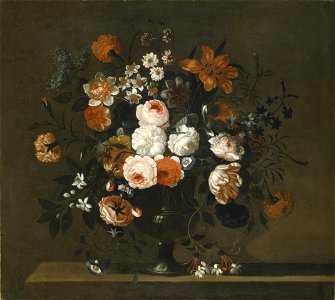 Simon Hardimé (Attr.) - Vase of flowers