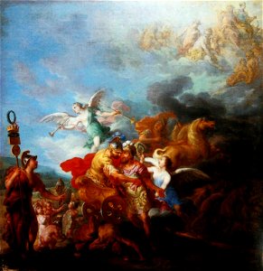 Nattier Romulus being taken up to Olympus