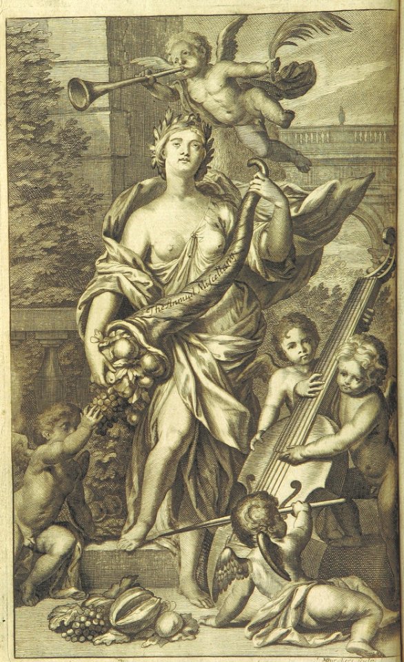 The annual miscellany(1694) Frontispiece