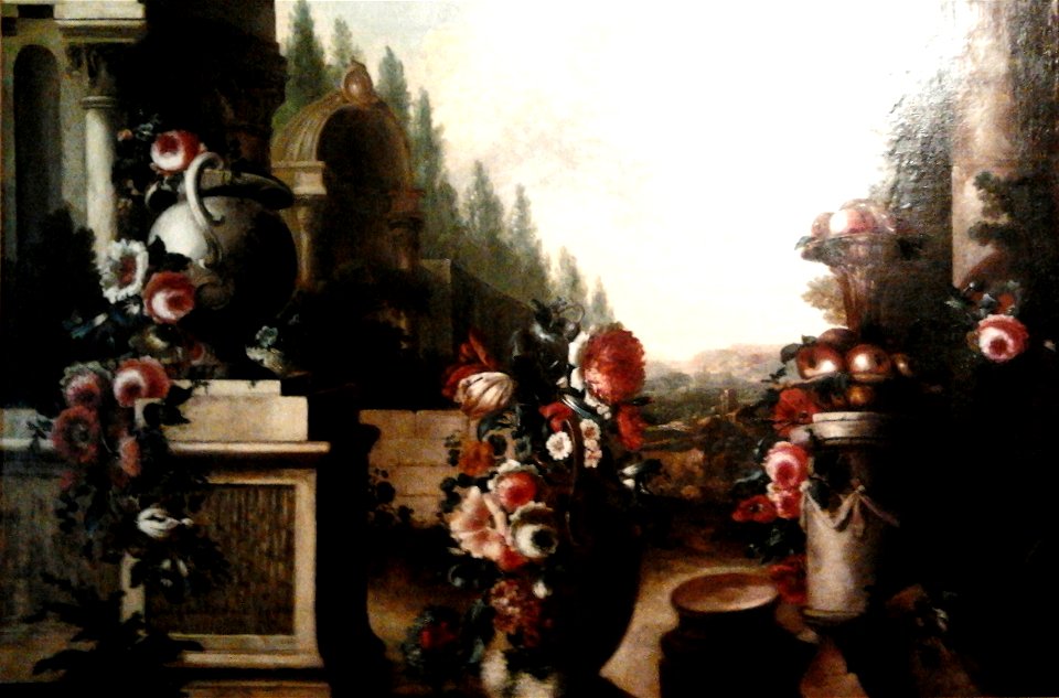 Belin Flowers with landscape