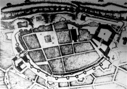 Pérelle Plan of Warsaw (detail) 01
